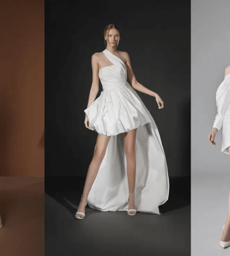 Abiti da sposa corti: originalità e freschezza per il grande giorno